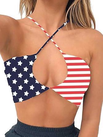 Visit the krtwrnt Store krtwrnt Women‘s Festival Outfits Sexy Concert Crop Top