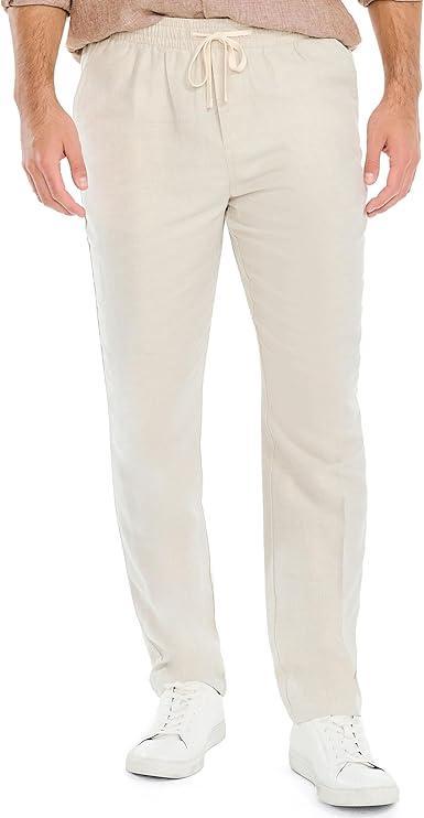 Visit the Nautica Store Nautica Men's Nautica Classic Fit Linen Drawstring Pant
