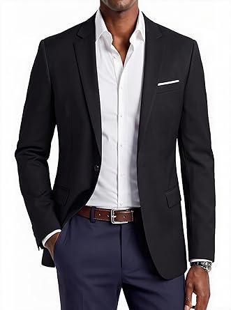 Visit the Beninos Store Beninos Mens Blazer Jacket Slim Fit Casual One Button Sport Coats